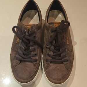 Ecco Men's Dark Brown Sneakers